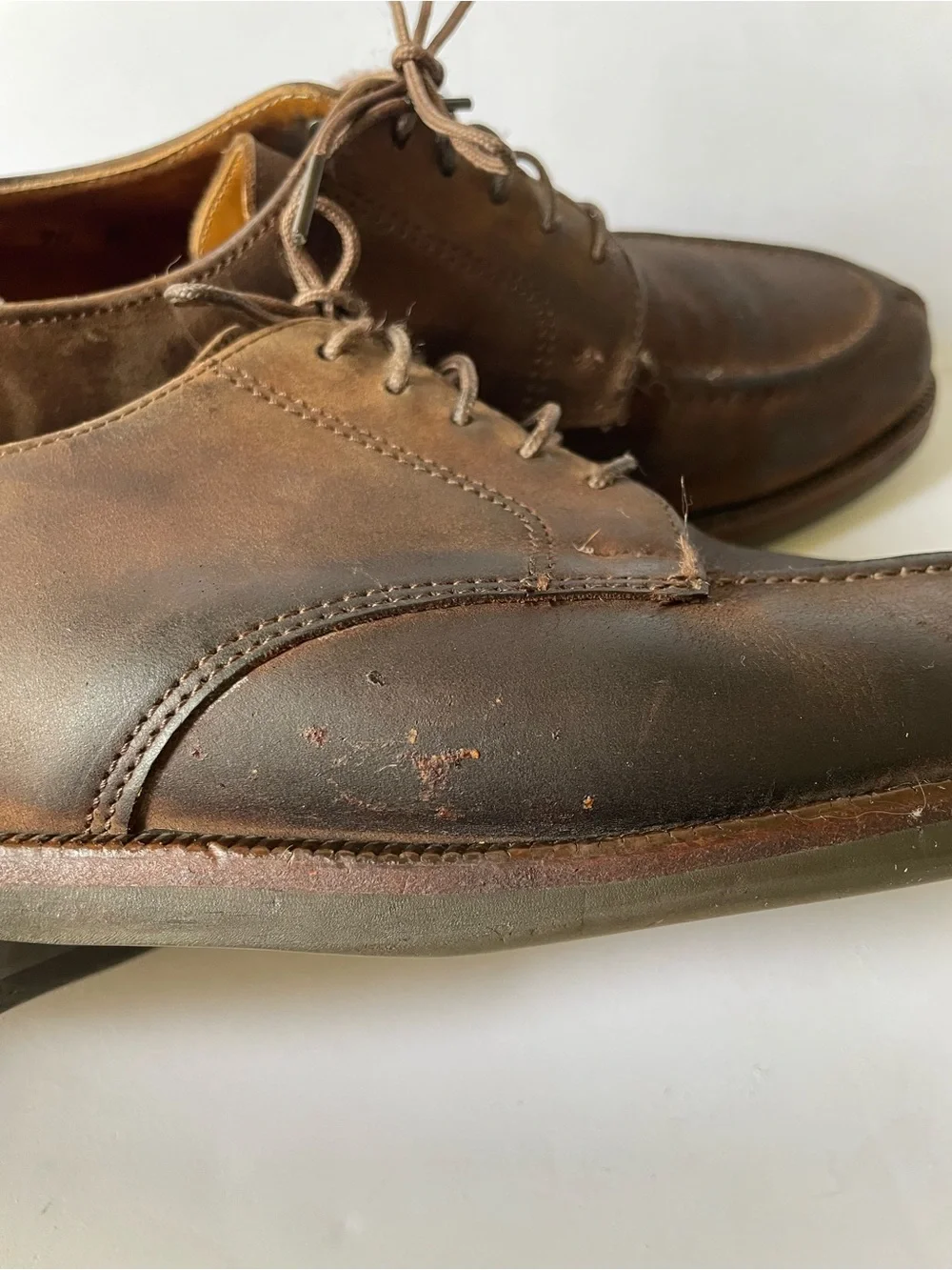 Men’s Cole Haan Oxford Brown Leather Lace Up Shoes 9 M